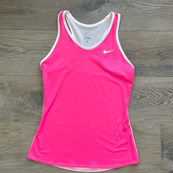 Nike Tops - Nike Dri-Fit Racerback Neon Pink Tank-Small